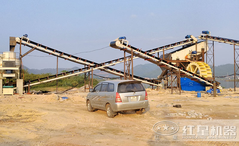 洗砂機生產現(xiàn)場